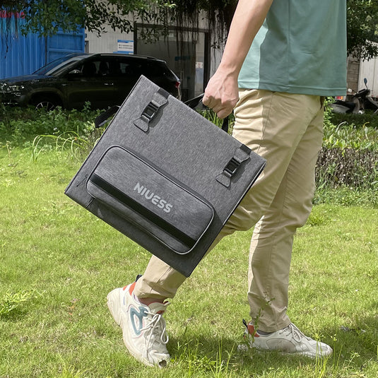 small solar generator with panels